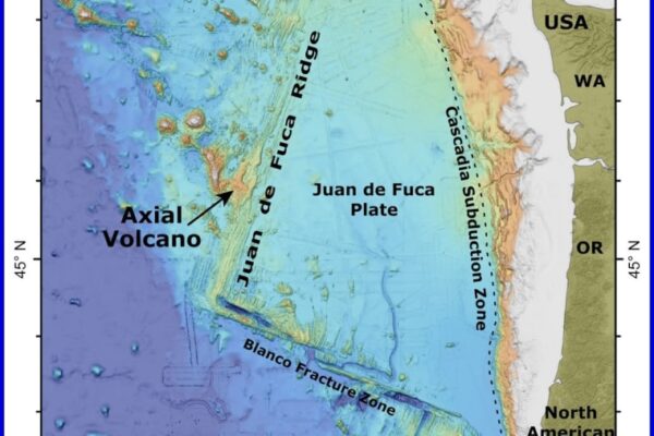 An underwater volcano off the coast of Oregon may be about to erupt